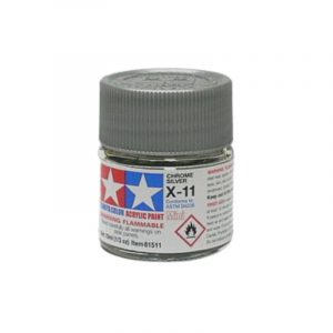 Pot de PEINTURE TAMIYA CHROME ARGENT X-11