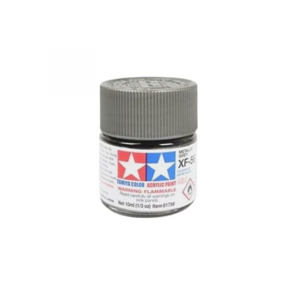 Pot de PEINTURE TAMIYA GRIS MÉTALLIQUE XF-56