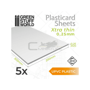 Plaque de plasticard UPVC X5