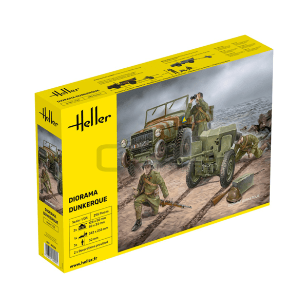 Maquette militaire Diorama Dunkerque